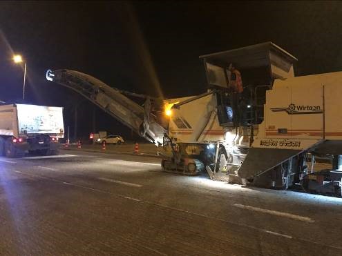 עבודות תחזוקה ושדרוג כביש 75